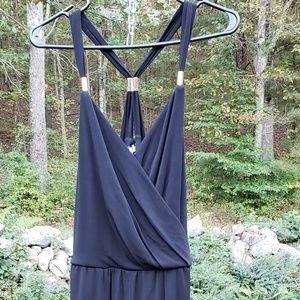 Jennifer Lopez Miami Social Black Jumpsuit NWT